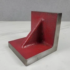 Suburban PAW-030303-G Plain Webbed Angle Plate Ground Finish 3"x3"x3"