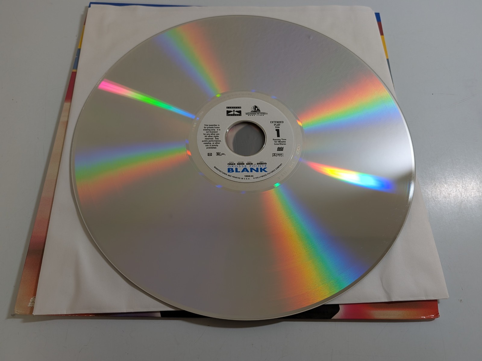 Grosse Pointe Blank Laserdisc LD 1997 John Cusack Minnie Driver Dan Aykroyd