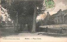 BELGIQUE - Mettet - Place Verte - G Palate Rolen - Carte Postale Ancienne