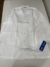 Landau Unisex 3-Pocket Full-Length White Coat 48