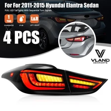 VLAND LED Tail Light Assembly For Hyundai Elantra Sequential 2011-2015 Animation