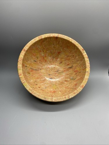Vintage Texas Ware Pink/Peach Confetti Mixing Bowl #125 Melamine Bowl