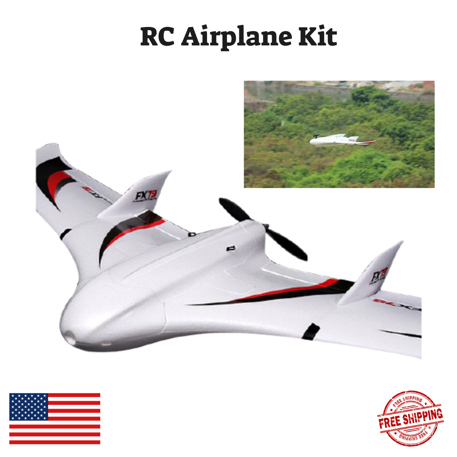 rc flying wing kit