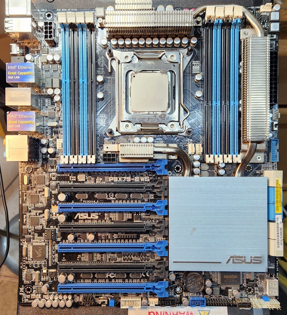 Intel X79 P9x79 Motherboard ASUS P9X79-E WS, LGA 2011, Intel Plus