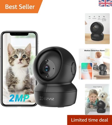Home Security Camera Indoor, Alexa/Google/App Control, 1080P, 360° Schwenk Neigbar, ...