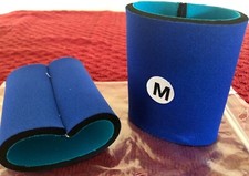 NWT GK Elite Sportswear Style GK49 Neoprene Wristbands 3.5 Blue Size M