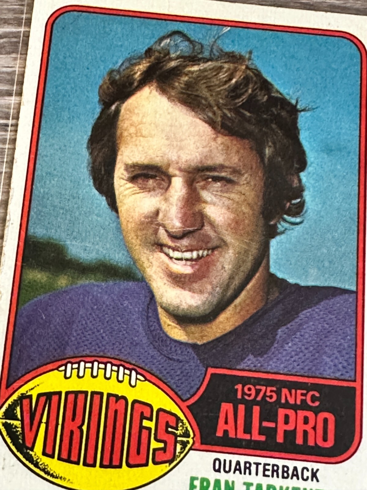 1976 Topps SetBreak 500 Fran Tarkenton Minnesota Vikings NFL football