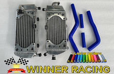 For Yamaha YZ125 YZ125X 2005-2023 Braced Radiators+Silicone Hoses BLUE