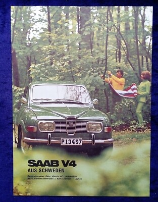 1969 Saab 96 V4, Original Advertising