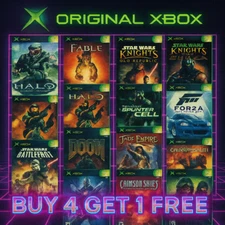 Microsoft Original OG XBOX Games With & Without Manual ✅ TESTED Buy 4 Get 1 FREE