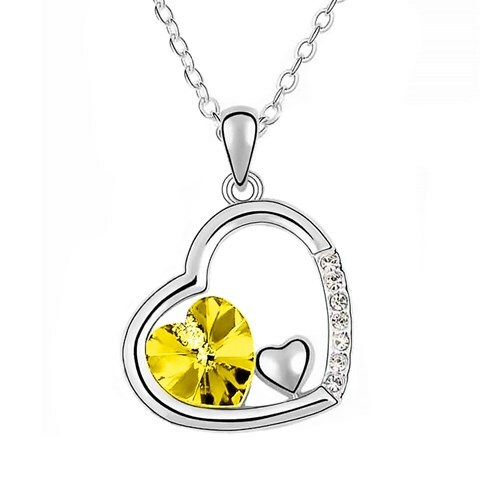 Гальскетт Герц Дамен 3 Доппельхерц Герцена из Циркония Кристалл Страсс Зильбер 1790₽