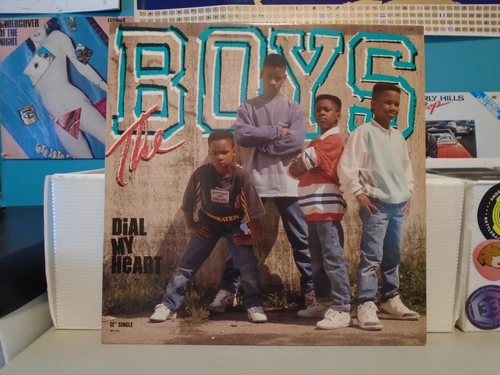 THE BOYS-Dial My Heart-12" Vinyl LP-3 Mixes-1988 Motown