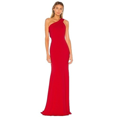 strapless open back dress ModaPosa Alcee Short Puff Sleeve Maxi Dress with Collar and Detachable Belt  in Crimson Mist Baroque main image 0