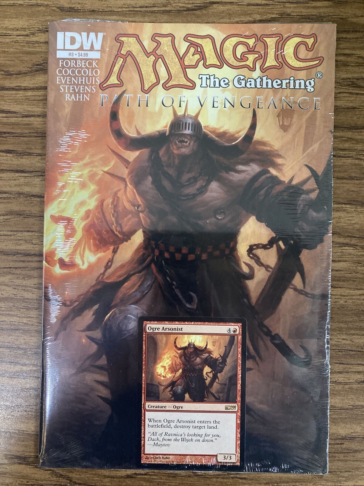 IDW Comic Book: #3 Magic the Gathering: Path of Vengeance. Original Sealed Pack