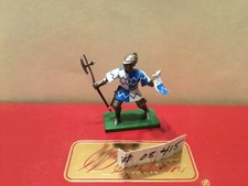 Britain, Tournament Knights, Blue/White Knight with Pole Axe, 08415 no box