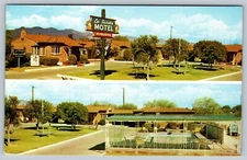 La Siesta Motel Miracle Mile Tucson Arizona Postcard - D-17