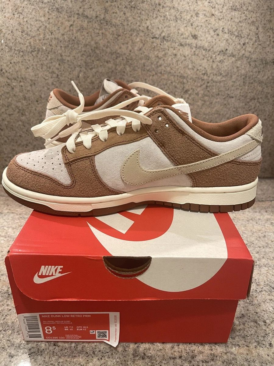 Nike Dunk Low Premium Medium Curry Size 8.5 BRAND NEW