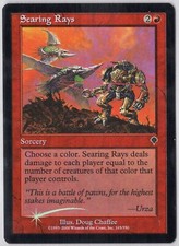 1x Searing Rays *Foil* - Invasion - Light Play
