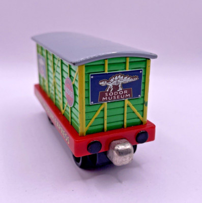 Sodor Museum Express Dino Cargo Box Car Thomas Take n Play Along Push Trains