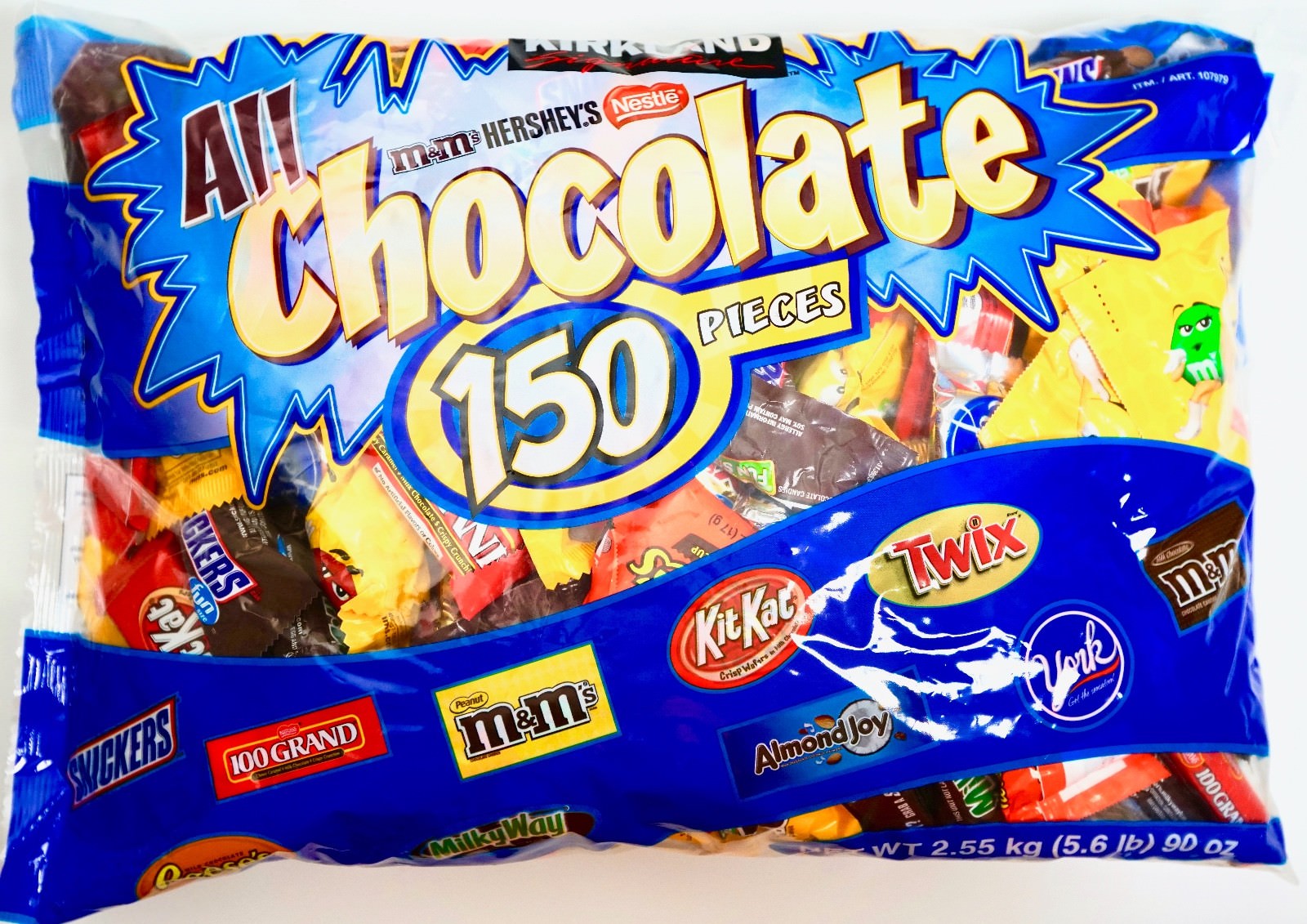 Kirkland Signature Mars M&M's Hershey's Nestle Assorted Chocolates, 150