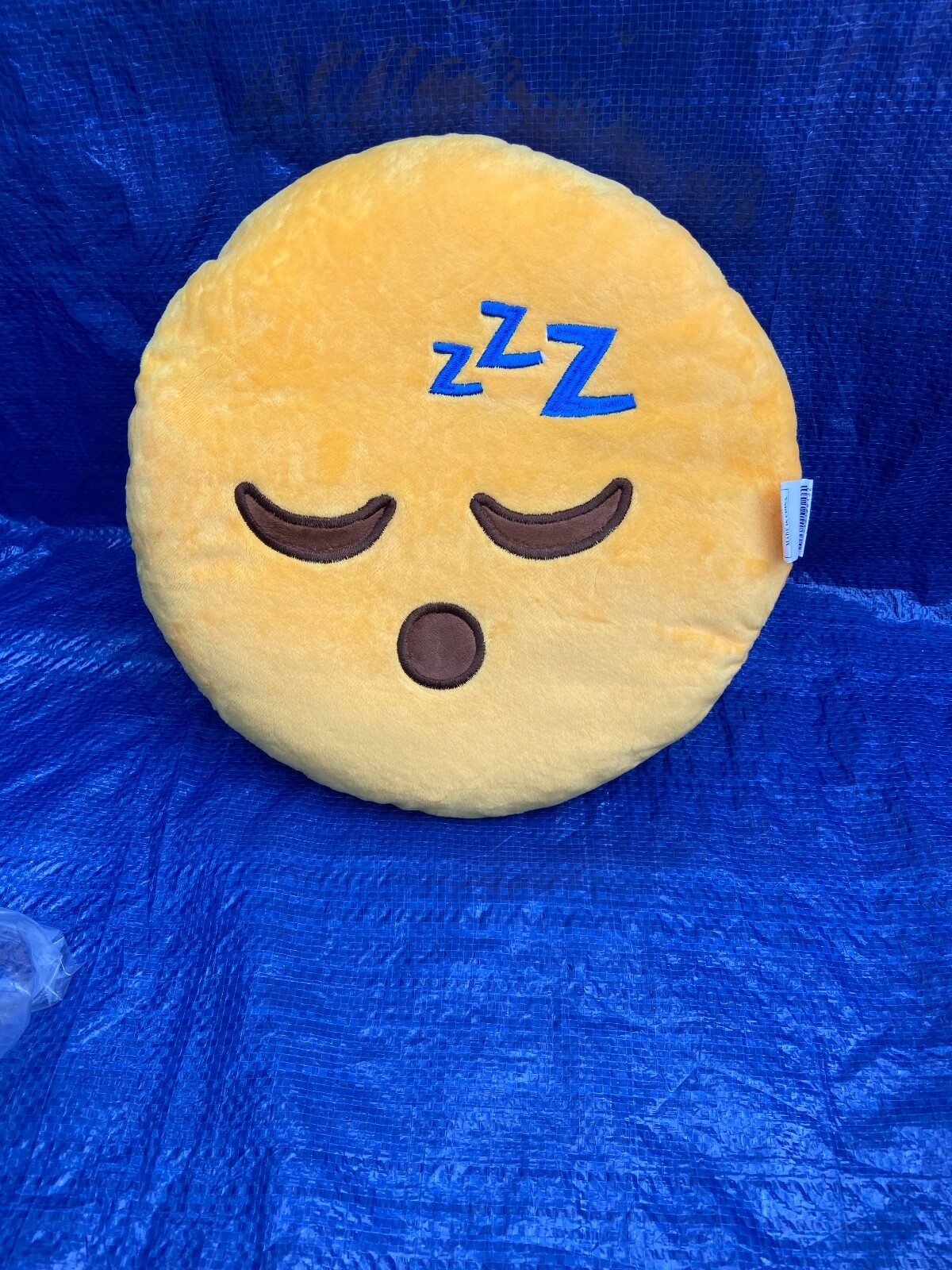 Round Yellow Emoji Pillow Cushion Pillow 12" eBay
