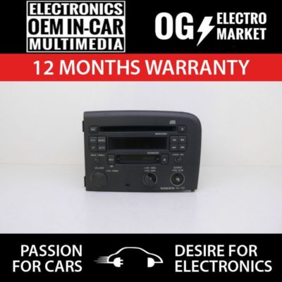 VOLVO S80 OEM CAR RADIO MEDIA AUDIO CD PLAYER 8651145-1 34W233Q HU-601