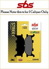 Yamaha XJR 400 1993-1996 [Front Ceramic Brake Pads] [SBS HF Series]