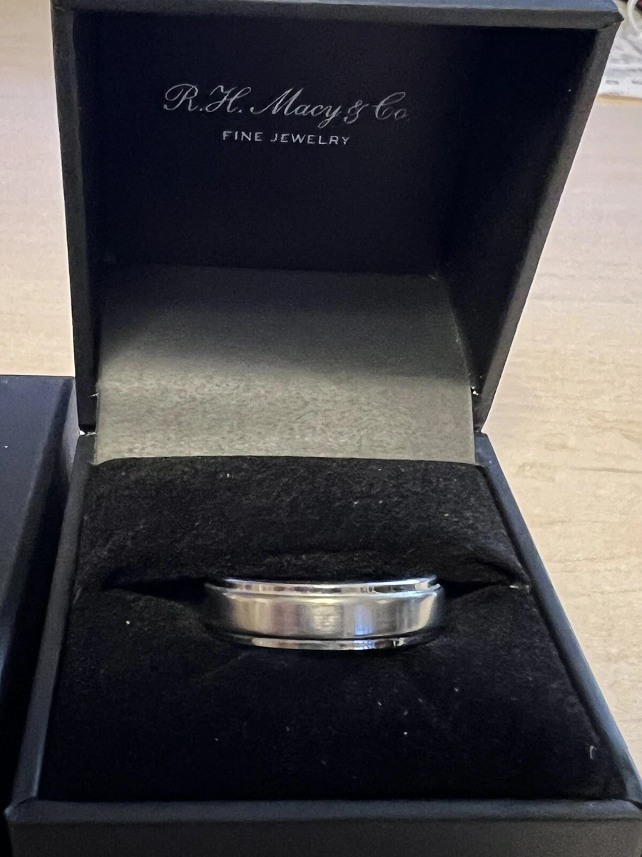 Macy's store tungsten ring