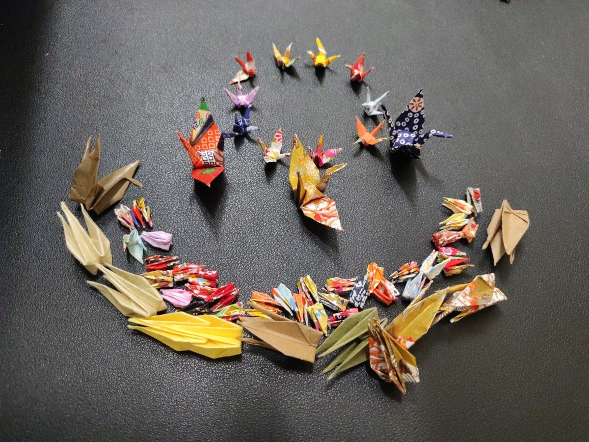 Origami Orizuru 10 lot Oritsuru Present JP Limited Daiso - Ship to