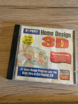 Home design 3-D software      tested VINTAGE PC GAMES~ Shelf00K