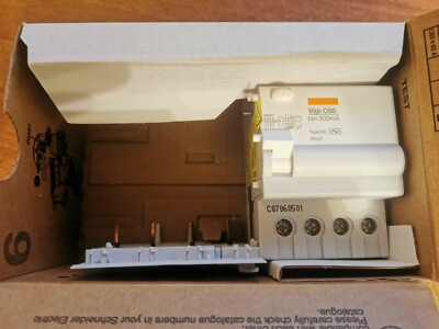 Merlin Gerin Residual Current Device 26597 Vigi C60 4P 25A 300mA AC