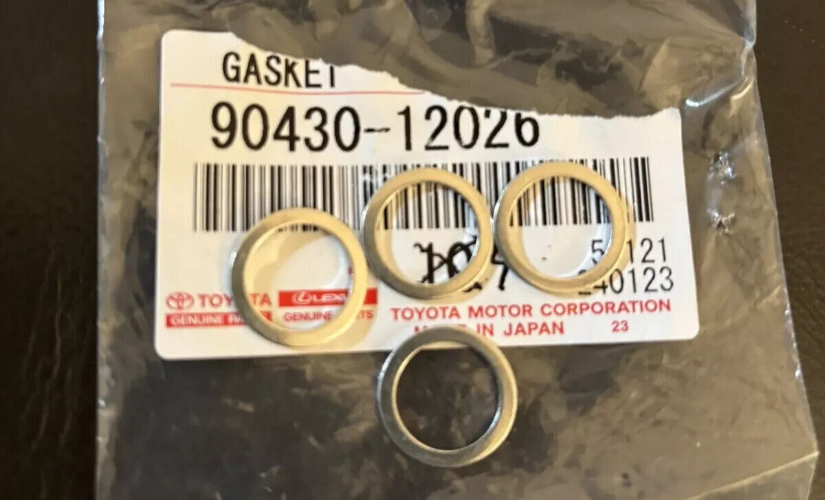 4 PIECES GENUINE TOYOTA LEXUS Gaskets 90430-12026