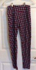 LULAROE Ladies Multicolor Print Leggings Size One Size OS Excellent Condition