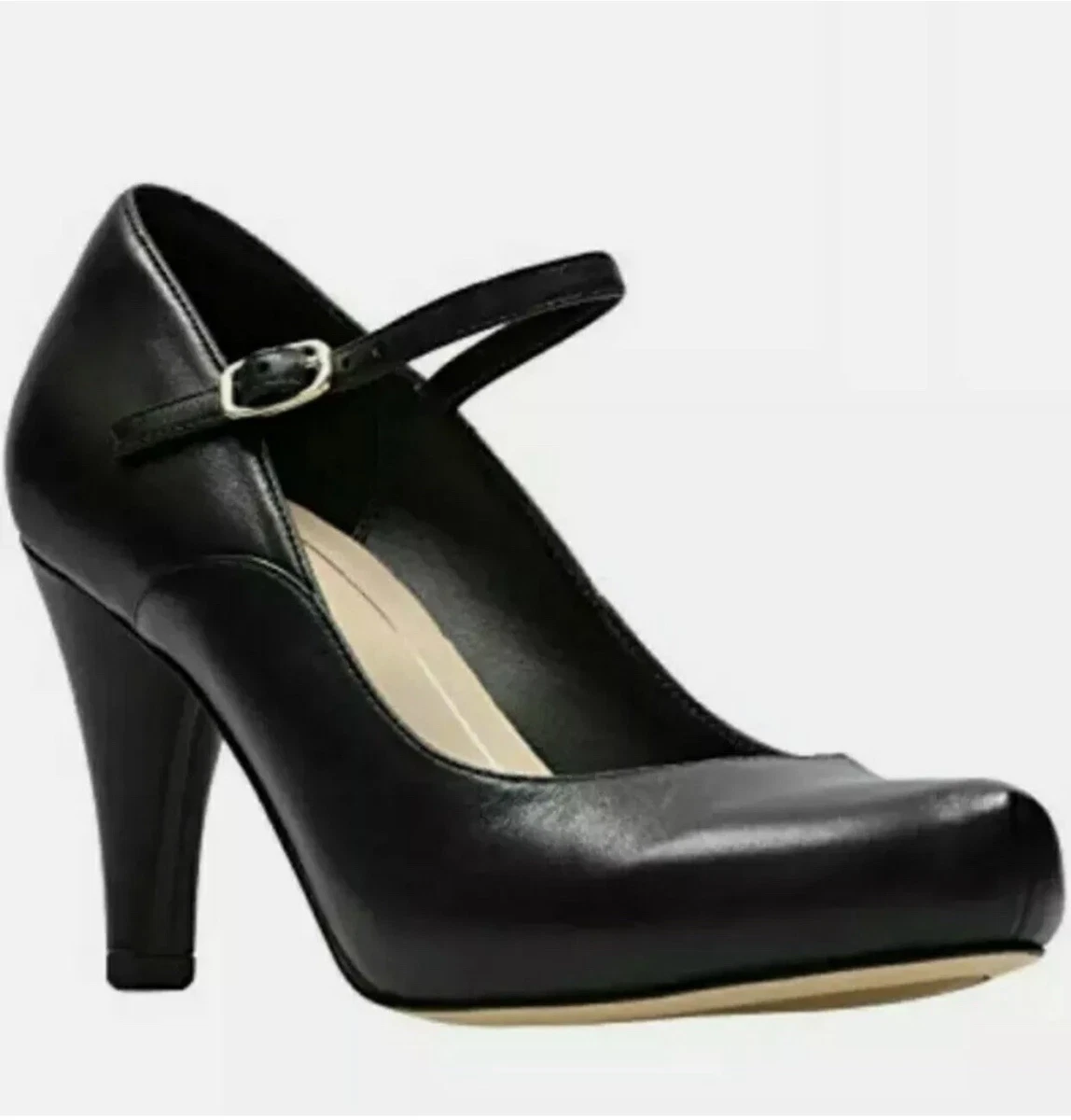 Clarks dalia lily leather deals