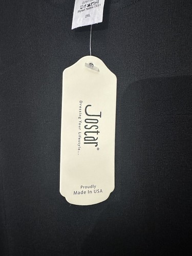 Jostar Stretchy Tank Long Dress Sleeveless Size 2X Black Travel Slinky NWT - Picture 5 of 5