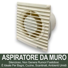 ASPIRATORE DA MURO MODELLO: APB110-1-238 SILENZIOSO SEMPLICE DA INSTALLARE 15 W