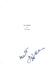 * TZI MA * signed movie script * THE FAREWELL * COA * 1