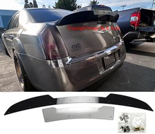 Gen 1 Trunk Decklid Spoiler Gurney Flap Wicker Bill For 11-up Chrysler 300 300c