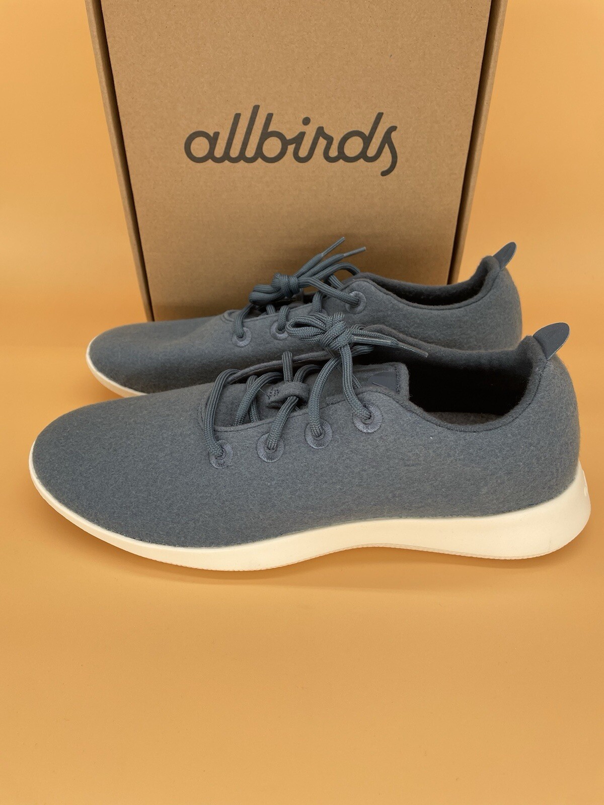 Size 14 Allbirds Men Wool Runner Calm Teal Sneakers Blue Running Shoes NIB