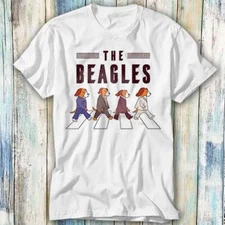 The Beagles Abbey Road Beagle Dog T Shirt Meme Gift Top Tee Unisex 472