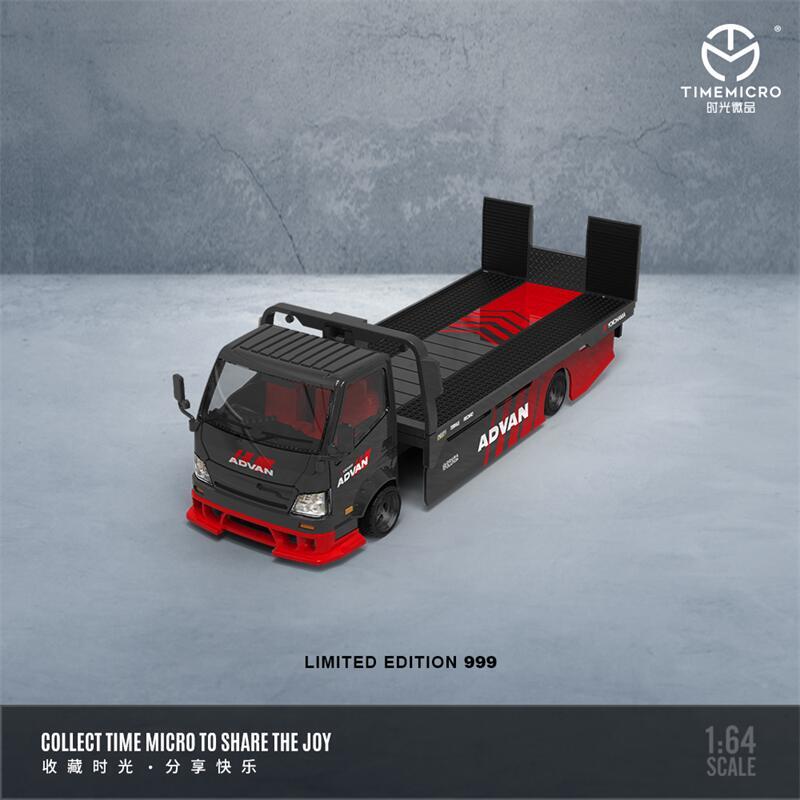 タイムマイクロ 1/64 H300 積載車 トラック スプーンスポーツ TimeMicro 1:64 H300 Flatbed Transport Trailer -SPOON