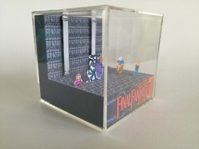 Final Fantasy Nintendo NES Garland Encounter Shadow Box Diorama Cube
