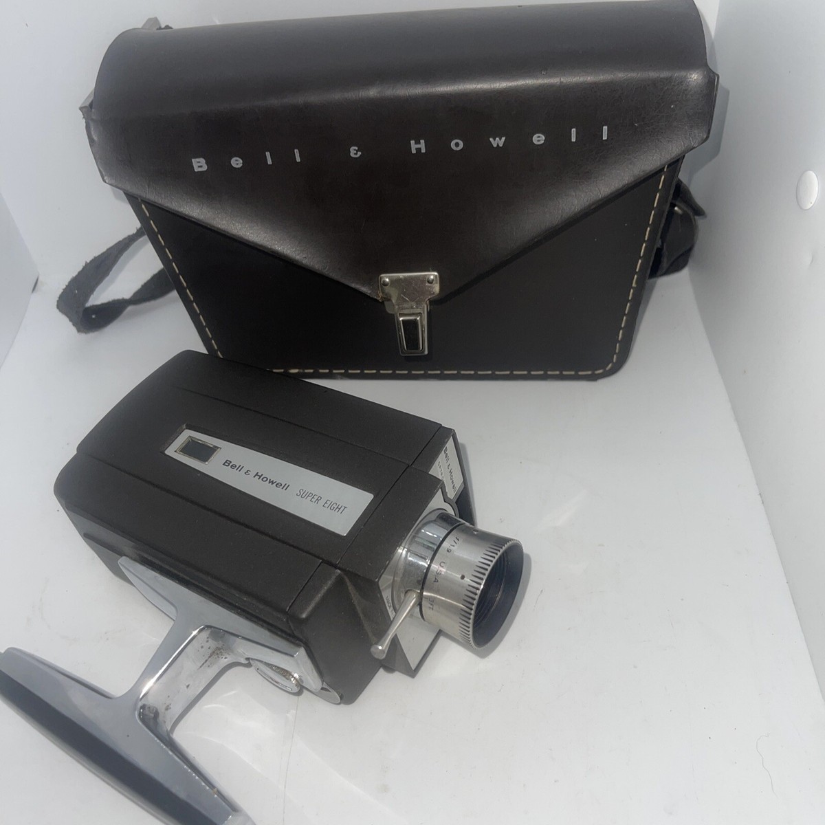 Bell Howell Super Cartridge Movie Camera Autoload VTG w/ case - Main Image