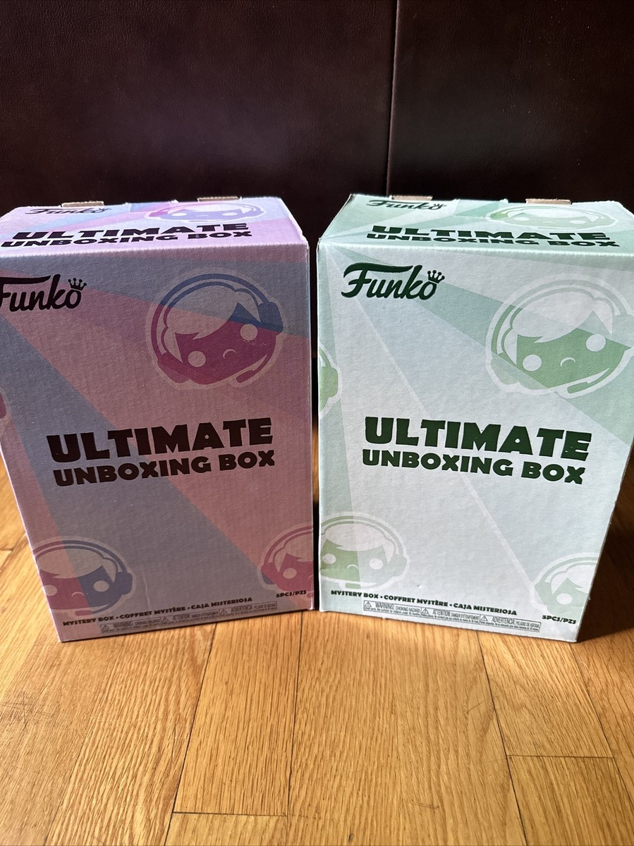 2019 Funko Pop Ultimate Unboxing Mystery Box Brand New Green And Purple