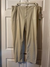 32 Degrees Ladies' Knit Twill Pant - Tan Size XL