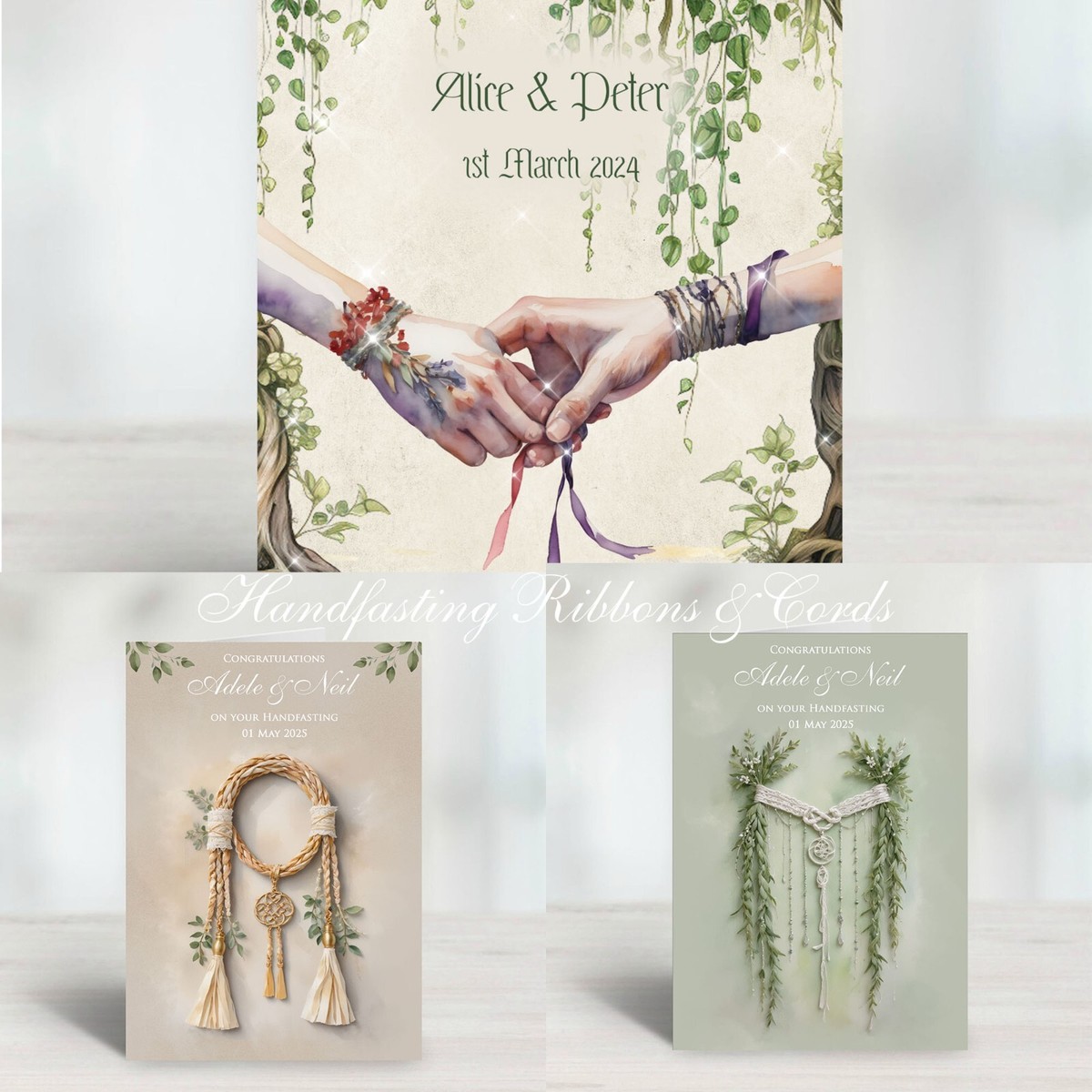 Handfasting Ceremony Invitations