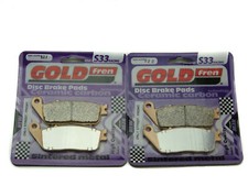 Goldfren S33 Brake Pads Front For Triumph Street Triple 675 2013-2016
