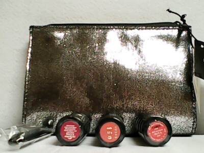 Bare Minerals Delicious Delights 5 Pc Set Case, Lip Brush, Nude, Red Del, Berry