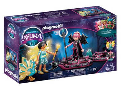 Playmobil Ayuma Crystal Fairy & Bat Fairy with Soul Animal Set