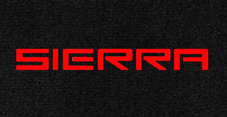 ¡Nuevo! Juego de 2 pares de alfombrillas negras con logotipo bordado para GMC Sierra 1999-2018 Foto 3 de 4